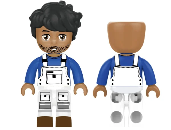 Kiddicraft KC1204 Uschis Wurstbude Klemmbaustein Set – Bild 5