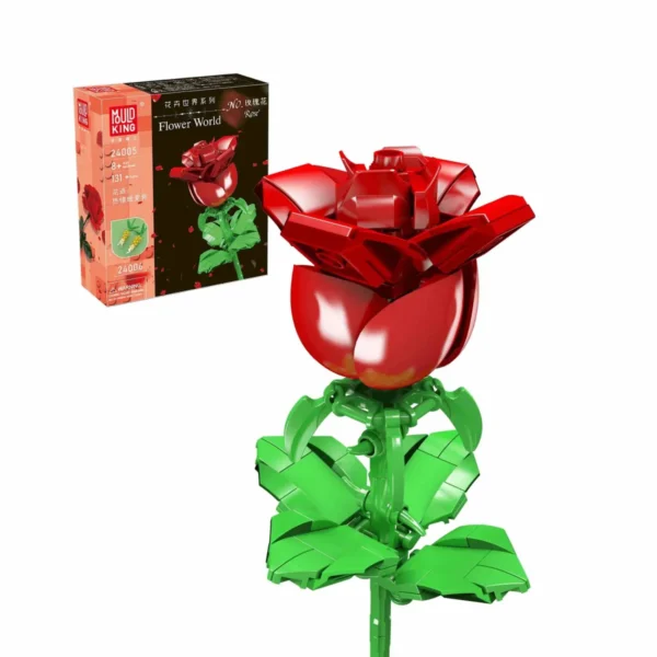 Mould King 24005 Rose Klemmbaustein Set