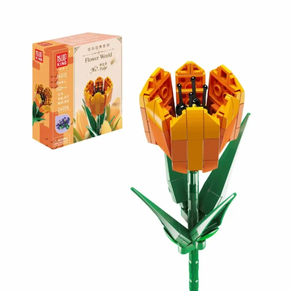 Mould King 24013 Tulpenblüten Klemmbaustein Set