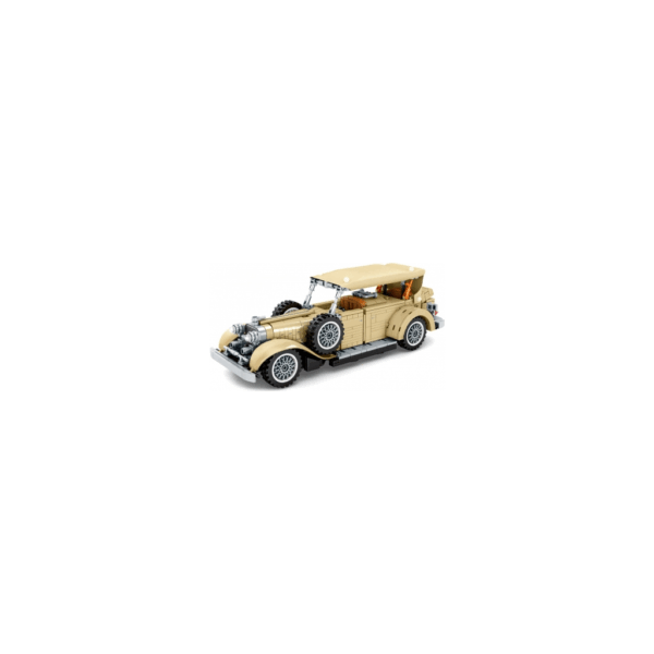 Sembo 701900 Beijing Auto Museum Classic Car Oldtimer beige Pull Back Klemmbaustein Set – Bild 2