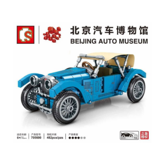 Sembo 705600 Bugatti T38A Oldtimer Klemmbaustein Set