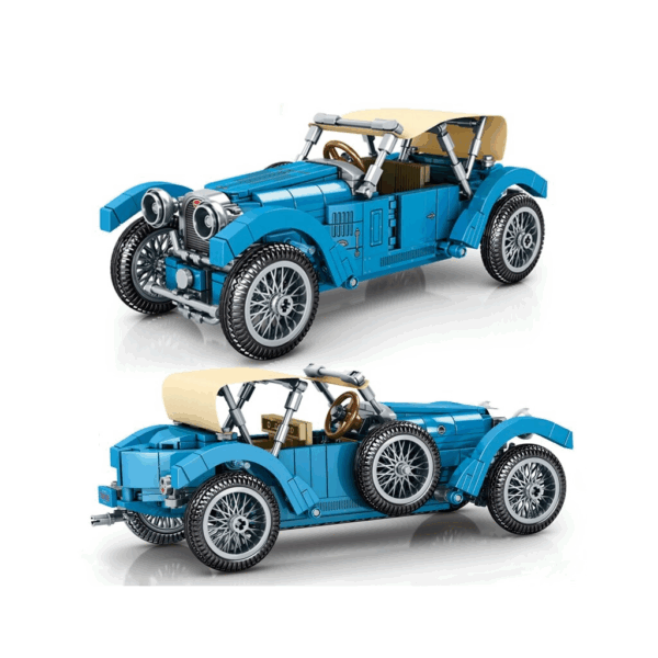 Sembo 705600 Bugatti T38A Oldtimer Klemmbaustein Set – Bild 3