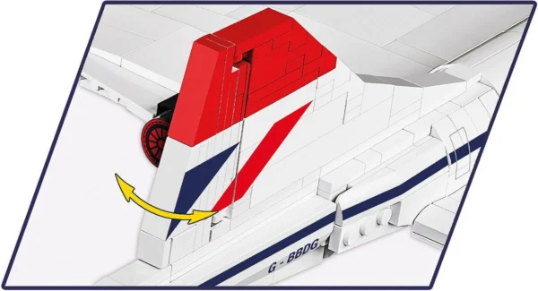 Cobi 1917 Concorde G-BBDG - Klemmbaustein Set – Bild 5