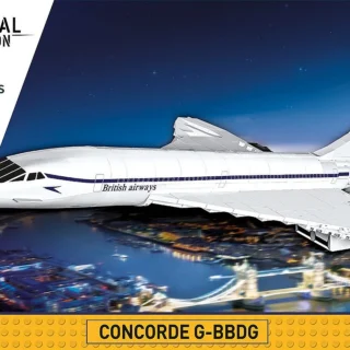 Cobi 1917 Concorde G-BBDG - Klemmbaustein Set