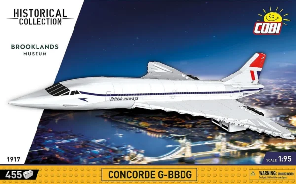 Cobi 1917 Concorde G-BBDG - Klemmbaustein Set – Bild 8