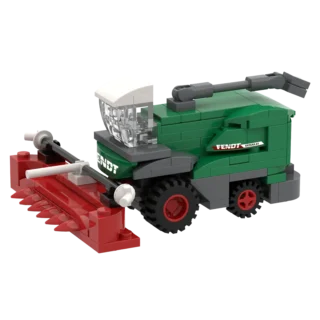 BRIXIES Plus 222.708 Mähdräscher Fendt Katana 65 Mini - Klemmbaustein Set