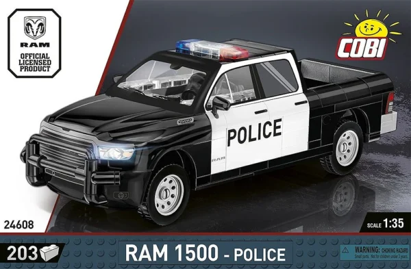 Cobi 24608 RAM 1500 Police - Klemmbaustein Set – Bild 6