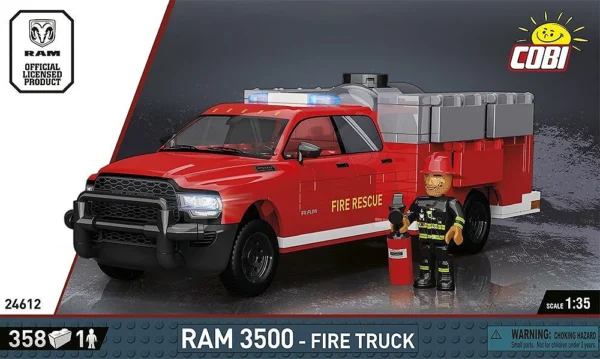 Cobi 24612 RAM 3500 - Fire Truck - Klemmbaustein Set – Bild 7