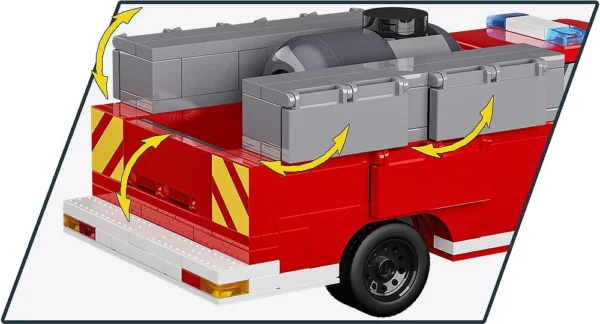 Cobi 24612 RAM 3500 - Fire Truck - Klemmbaustein Set – Bild 5