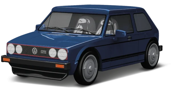 Cobi 24615 Volkswagen Golf GTI (1976-1983) - Klemmbaustein Set