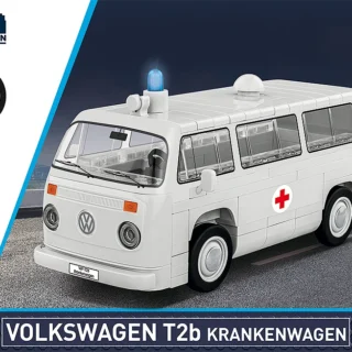 Cobi 24619 Volkswagen T2b Krankenwagen - Klemmbaustein Set