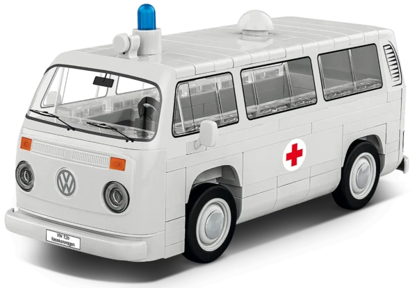 Cobi 24619 Volkswagen T2b Krankenwagen - Klemmbaustein Set
