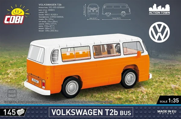 Cobi 24621 Volkswagen T2b Bus - Klemmbaustein Set – Bild 3