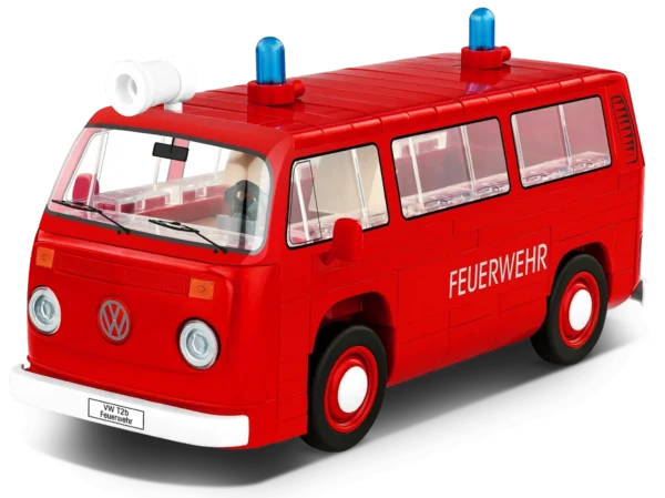 Cobi 24622 Volkswagen T2b Feuerwehr - Klemmbaustein Set