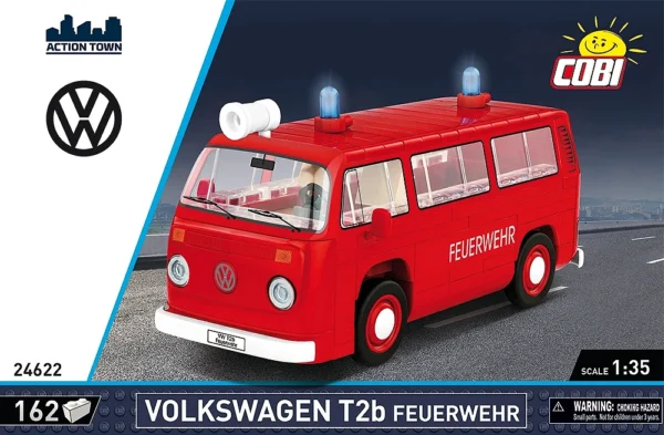 Cobi 24622 Volkswagen T2b Feuerwehr - Klemmbaustein Set – Bild 5