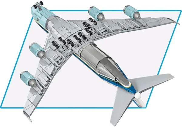 Cobi 26610 Boeing 747 Air Force One - Klemmbaustein Set – Bild 7