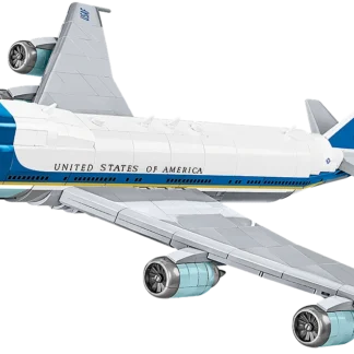 Cobi 26610 Boeing 747 Air Force One – Hochwertiges Klemmbaustein Modell der legendären Präsidentenmaschine