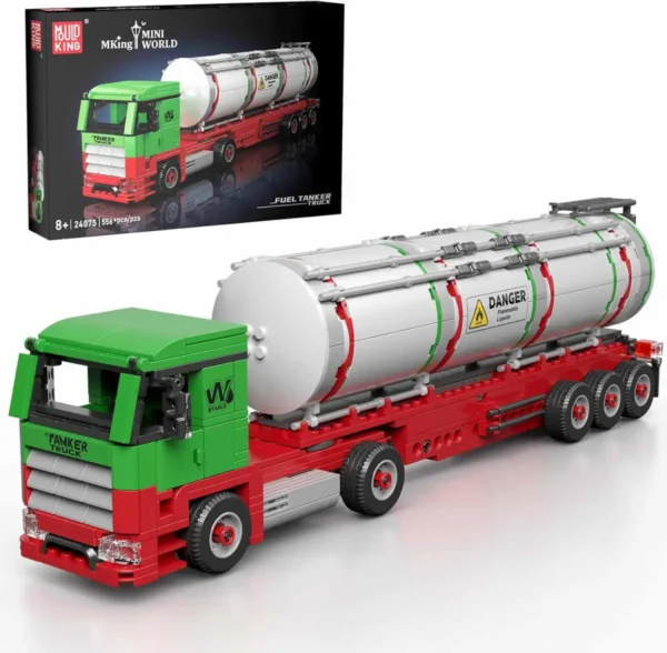 Mould King 24075 Fuel Tanker Truck LKW - Klemmbaustein Set