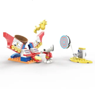 Linoos Peanuts Todessprung LN8047 – 83‑Teile Klemmbaustein Set mit Snoopy, Woodstock & Marcie