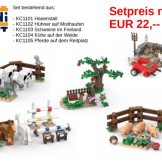 Kiddicraft KC1101-KC1105 Bauernhof Zubehörset