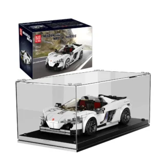 MOULD KING 27043 650S Spider Super Car inkl. Vitrine Klemmbaustein Set