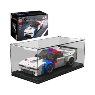 Mould King 27062 M1 Sportwagen inkl. Vitrine Klemmbaustein Set
