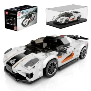 Mould King 27081 - Classic Sports Car inkl. Vitrine Klemmbaustein Set