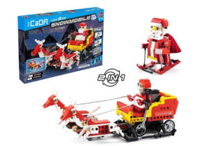 CaDA C51034W Santa 2in1 (439 Teile) Klemmbaustein Set