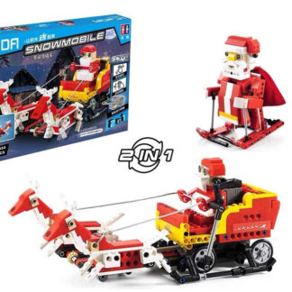 CaDA C51034W Santa 2in1 (439 Teile) Klemmbaustein Set