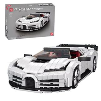 Mould King 10004 Weißer Sportwagen Klemmbaustein Set