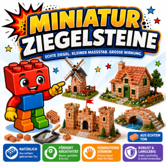 Miniatur Ziegelsteine