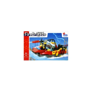 AlleBlox AB1014 Feuerwehrboot Klemmbaustein Set (118 Teile)