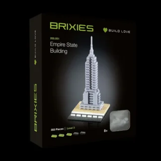 Brixies 200.051 Empire State Building Klemmbaustein Set (353 Teile)