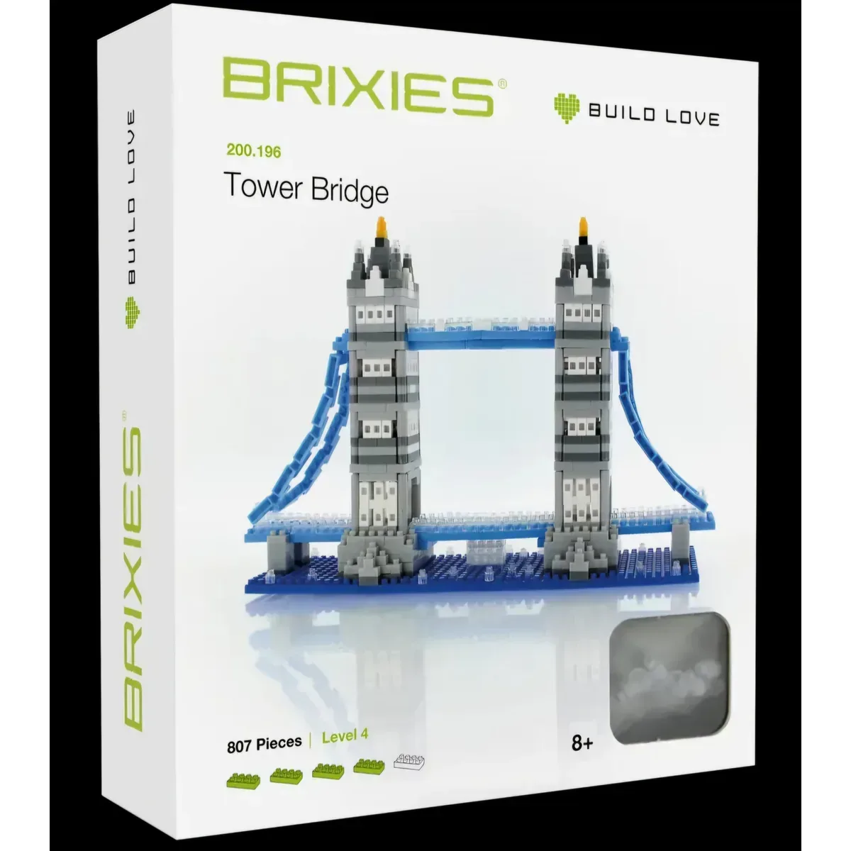 Brixies 200.196 Tower Bridge London Klemmbaustein Set (807 Teile)