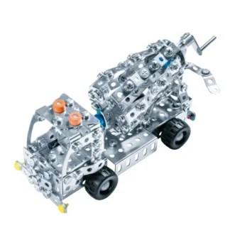 eitech 00282 LKW Betonmischer 340 Teile Metallbaukasten – SKU 4012854201065-12854201066 – Klemmbaustein Set Produktbild