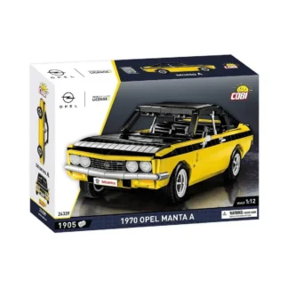 Cobi 24339 Opel Manta A (1970) – Detailreiches Klemmbaustein Modell des legendären 70er‑Jahre Coupés Klemmbaustein Set (1905 Teile)