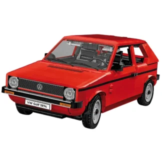 Cobi 24359 Volkswagen Golf (1974–93) – Detailreiches Klemmbaustein Modell des legendären Kompaktwagens Klemmbaustein Set (1533 Teile)