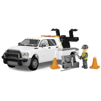 Cobi 24611 RAM 3500 Wrecker Tow Truck – Kraftvoller US‑Abschleppwagen als Klemmbaustein Modell Klemmbaustein Set (295 Teile)