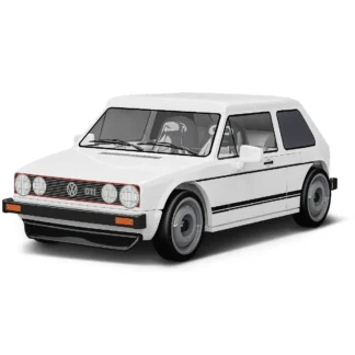 Cobi 24614 Volkswagen Golf GTI (1976–1983) – Detailreiches Klemmbaustein Modell des legendären Hot‑Hatch Klemmbaustein Set (64 Teile)