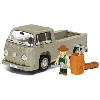 Cobi 24618 Volkswagen T2a Pritschenwagen – Kultiger VW‑Transporter als Klemmbaustein Modell Klemmbaustein Set (151 Teile)