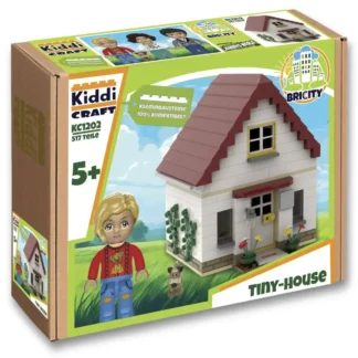 KiddiCraft KC1202 Tiny House Klemmbaustein Set (517 Teile)