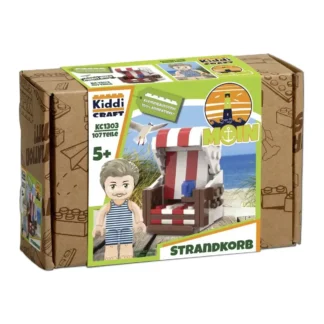 KiddiCraft KC1303 Strandkorb Klemmbaustein Set (107 Teile)