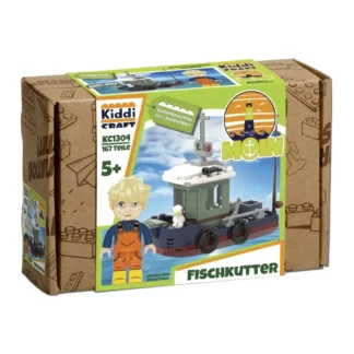 KiddiCraft KC1304 Fischkutter Klemmbaustein Set (167 Teile)