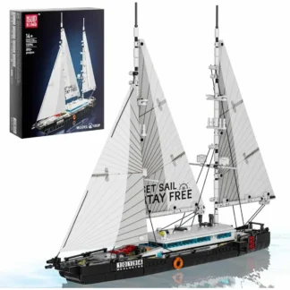 Mould King 10194 Modern Sailboat / Segelboot Klemmbaustein Set (893 Teile)