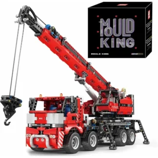 Mould King 17003 All‑Terrain Piling Platform – Schwerlastkran mit RC & App‑Steuerung, 2828 Teile Klemmbaustein Set (2828 Teile)