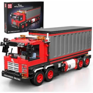 Mould King 24069 Schwerlast-Container-LKW-Baukasten - Klemmbaustein Set (630 Teile)