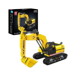 Mould King 24089 – Excavator Bausatz 705 Klemmbausteine - Detailreicher Technik‑Bagger für Bau‑ & City‑Sets Klemmbaustein Set (1396 Teile)