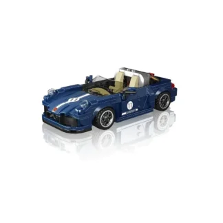 Mould King 27040 Porsche 911 Targa inkl. Vitrine Klemmbaustein Set (366 Teile)