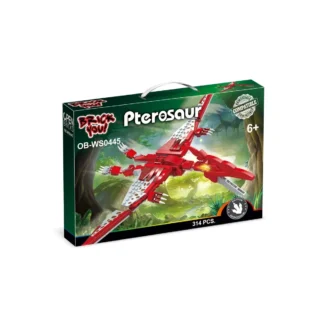 OpenBricks OB-WS0445 OPEN BRICKS OB‑WS0445 Pterosaur – Detailreiches Dinosaurier Flugsaurier Klemmbaustein Set (314 Teile)