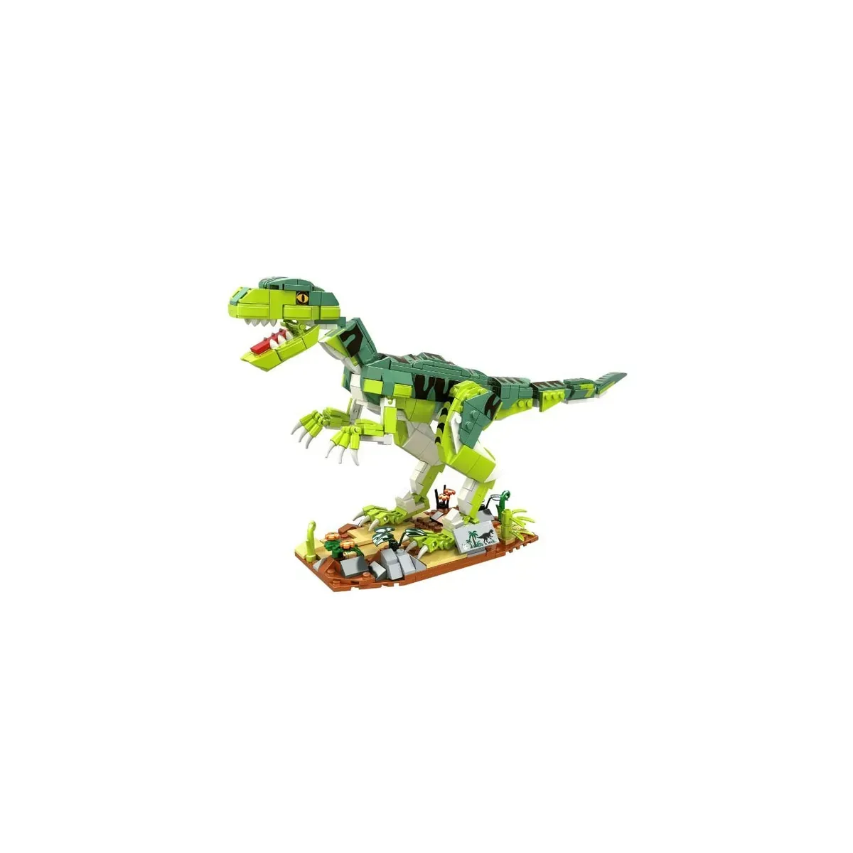 OpenBricks OB-WS0446 OPEN BRICKS OB‑WS0446 Velociraptor – Detailreiches Dinosaurier Klemmbaustein Set (539 Teile) – Bild 4